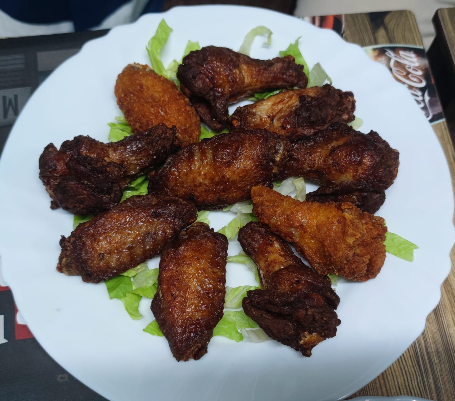 Alitas de pollo